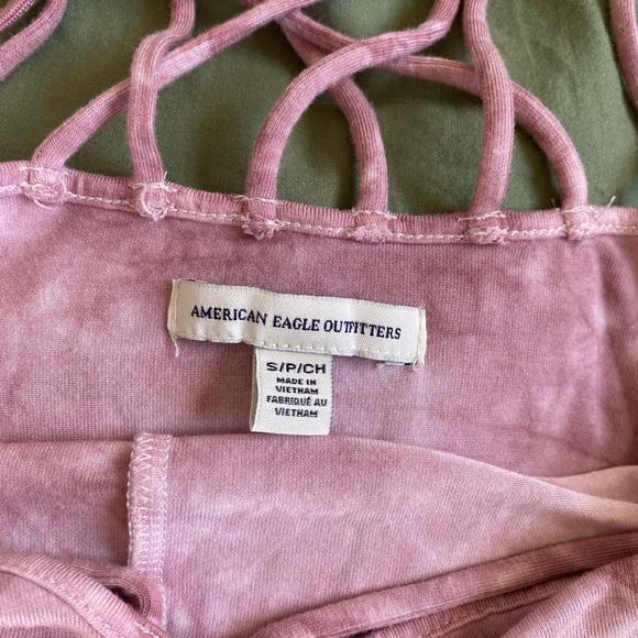 Pink / cream tie dye dress from American Eagle - Picture 2 of 2